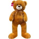 Selay Puffy Salaş Kahverengi Ayı 100 cm Peluş Oyuncak