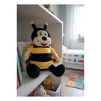 SELAY TOYS Peluş Arı Oyuncak 35cm Uyku Arkadaşı Oturan Sevimli Sarı Siyah Pelüş Arı Hediyelik Peluş Oyuncak Arı