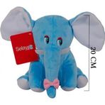 SELAY TOYS Peluş Fil Oyuncak Uyku Arkadaşı 20 Cm Mavi 1286
