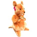 Selaytoys 5225 Kahverengi 100 cm Yavrulu Peluş Kanguru