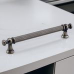 Selçuklu Antik Nikel Metal Kulp 160 Mm Mobilya Çekmece Mutfak Dolabı Dolap Kapak Kulpları Kulb Kulpu