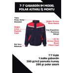 Selçuklu Plus Lacivert Reflektörlü Iş Montu 7-7 Gabardin Im Model Polar Astarlı Iş Montu