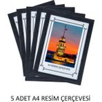 Selçuklu Sanat A4 Çerçeve 1. Sınıf 22MM 5'li Paket (Renk:bordo)