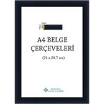 Selçuklu Sanat A4 Çerçeve 1. Sınıf 22MM Pvc (Renk: Siyah)