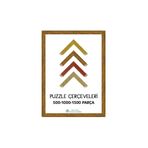 Selçuklu Sanat Puzzle Çerçevesi Eskitme 30 mm 34x48 500'luk Kahverengi