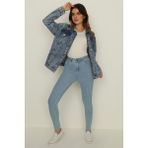 Select Moda Kadın Mavi Oversize Denim Ceket %100 Pamuklu Rahat ve Şık Tasarım - 34