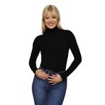SelectModa Kadın Balıkçı Yaka Örme Bluz Siyah S