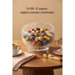 Selen Concept Çatlak Model El Yapımı Cam Kase - 600 ml