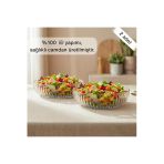Selen Concept Linea Damla Model El Yapımı Cam Salata Ve Meyve Kasesi 2'Li Set