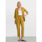 Selen Haki Standart Fit Pantolon 26YSL5603, 42, 5003387068, Sarı, Kadın