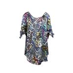Selen Regular Fit Günlük Bluz, 48, 5003039671, Mavi, Kadın