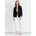 Selen Standart Siyah Kadın Ceket 25YSL1465 - 40