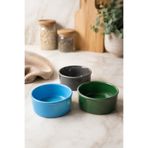 Selenica Premium Seramik 3'lü Mini Fırın Kabı ve Sunum Seti - 11x4 cm Porsiyonluk Sufle ve Sosluk Takımı