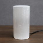 Selenit Taşı Lamba – 20 cm | Doğal Işıltı