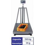 Seles Kc-r 40x50 cm 150 kg. Sayıcı Baskül