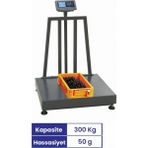 Seles Pc-l 80x90 cm 300 kg. Sayıcı Baskül