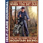 Self Care Journal: old man mountain biking dont get old Invest few minutes daily to Physical, Mental and Emotional Health Planner, To Do Tracker ... Cultivate Well-Being, and Achieve Your Goals