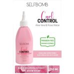 SelfBomb Aloe Vera Gül Suyu Özlü Bukle Belirginleştirici Hacimlendirici Durulanmayan Saç Kremi 250ml
