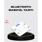 Selfbuysell Akıllı Dijital Baskül – Bluetooth Bağlantılı, 8 Ölçüm Verili, Akıllı Vücut Analiz Tartısı