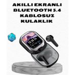Selfbuysell Aktif Gürültü Engelleme Özellikli Kablosuz Kulaklık – Akıllı Ekranlı Şarj Kutusu