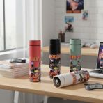 Selfbuysell Anime Baskılı Dijital Göstergeli Termos 500 ml Model 3 - 0400 - 0,1 lt