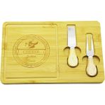 Selfbuysell Bıçak Sağ 19X29CM -1.5cm Ahşap Bambu Kahvaltı Peynir Sunum Tabak 2peynir Bıçak=ahşap Saplı (5324)