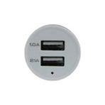 Selfbuysell Çift USB Girişli 2.1 Amp Araç Çakmak Soketi - Belirtilmemiş - (ClearEyelets)Black-RadiantOrchid
