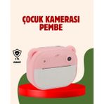 Selfbuysell Çocuklar Için Şipşak Yazıcı Kamera 24MP Hd Çift Lensli Termal Baskılı