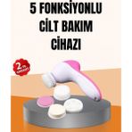 Selfbuysell Derin Temizleme ve Masaj Için 5 Başlıklı Yüz Cilt Bakım Aleti