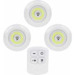 Selfbuysell Kablosuz Pilli Işıldak Masa Lambası Mutfak Tezgah Altı Banyo Dolabı Dolap Içi - 12 W - Açık Sarı
