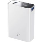Selfbuysell PW501 20.000 Mah Dijital Göstergeli 2 Adet 45W Type-C ve 22.5W USB Çıkışlı Şarj Pd Hızlı Şarj Powerbank - Beyaz