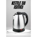Selfbuysell Su Isıtıcı 220 - 240 V Paslanmaz Çelik Kettle Uzun Ömürlü 2000 Watt