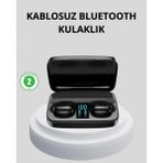 Selfbuysell Tws Bluetooth Kulaklık 1800MAH Şarj Kutulu Dijital Ekranlı