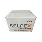 Selfex Şeffaf Market Poşet Torba - Hışır Atlet Poşet - Büyük Boy - 200 Adetlik 20 Rulo/Koli