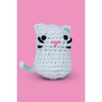 selfiko Kedoli Örgü Öğrenme Kiti Kedi | Yeni Başlayanlar İçin Videolu Tığ İşi Amigurumi Kedi Örgü Seti