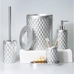 Selim Dekor Glowing Banyo Seti Gumus