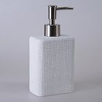 Selim Linen Beyaz Sıvı Sabunluk