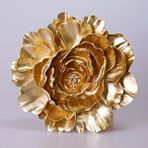 Selim Lotus Altın Dekoratif Çiçek