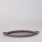 Selim Rope Aynalı Tepsi Taupe Çok Renkli