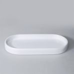 Selim Tiny Beyaz Oval Tepsi