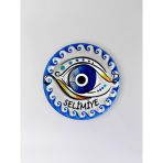 Selimiye Temalı Polyester Kabartmalı Nazar Magnet Çap: 7 Cm – Dekoratif Hediyelik Buzdolabı Süsü (Kod:1210)