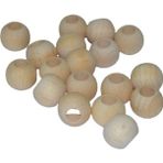 Selin 12 Mm Ham Işlenmemiş Ahşap Boncuk - 100 Gram (150 Adet )