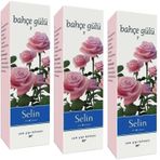 Selin 3x180 ml Bahçe Gülü Parfümlü Kolonya