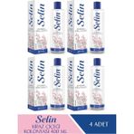 Selin 4×400 ml Parfümlü Kiraz Çiçeği Kolonya