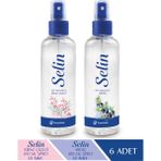 Selin Ardıç & Kiraz Çiçeği 6'lı Sprey Kolonya Seti - 600 ml