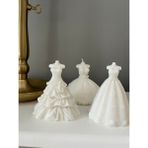 Selins Art Candle Gelinlik Elbise Mum Set - 1 Adet