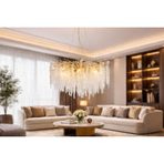 Selip Kristal Avize, 80 Cm