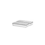 SELKA HOME 2 Adet 1 Lt. Nora Organizer Buzdolabı Buzluk Düzenleyici Saklama Kabı