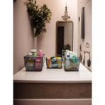 Selka Home 3 Adet (2,4,7 Lt.) Salve Buzdolabı-Banyo Organizer Düzenleyici - Füme