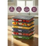 Selka Home 6 Adet 2,5 Lt. Nora Organizer Buzdolabı Buzluk Düzenleyici Saklama Kabı - Gri